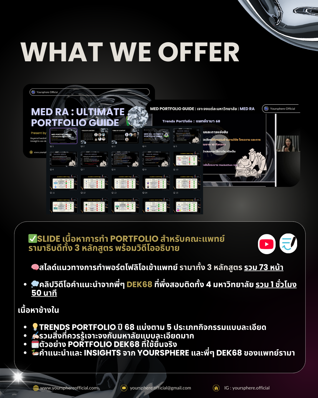 Med Portfolio Guide เจาะจง : คณะแพทย์รามา