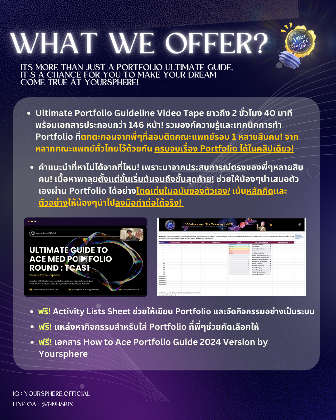 Med Portfolio Ultimate Guide by Yoursphere